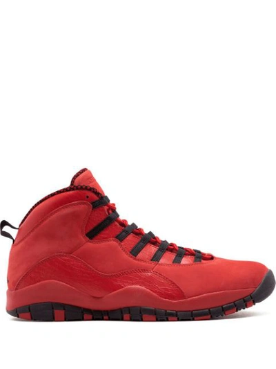 Jordan Kids' Air  10 Retro Hoh Sneakers In Red