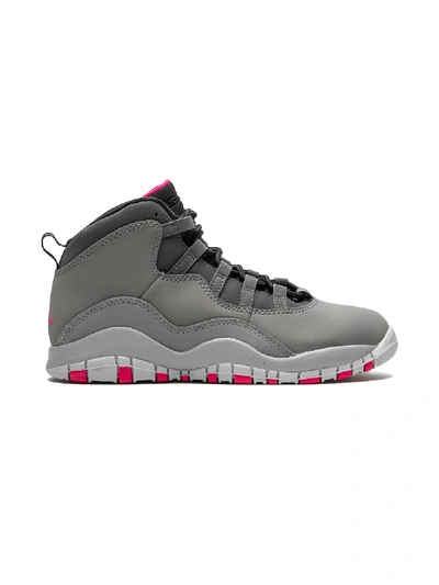 Jordan 10 Retro Sneakers  In Grey ,pink