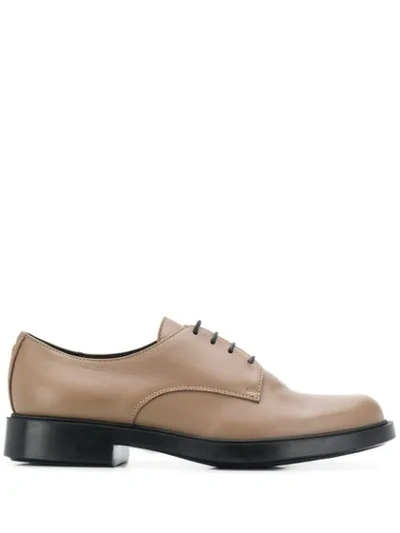 Pollini Oxford Shoes In Neutrals