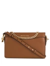 Michael Michael Kors Leather Shoulder Bag In Brown