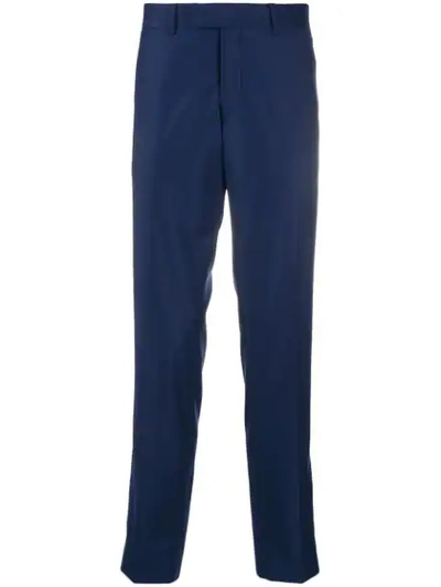 Tiger Of Sweden Tordon Wool Trousers In Blue