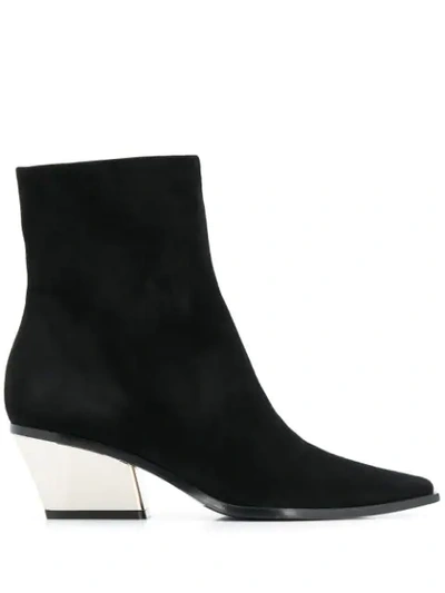 Le Silla Rodeo Ankle Boots In Black