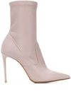 Le Silla Eva Ankle Boots In Pink