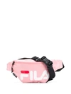Fila Logo Print Belt Bag In Pink