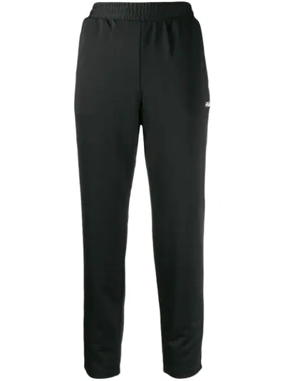 Fila Cropped Track Trousers In Black