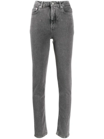 Alberta Ferretti Skinny Fit Jeans In 0495 Grey