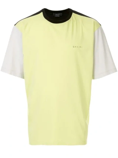 Qasimi T-shirt Mit Rundem Ausschnitt In Yellow