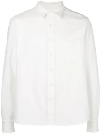 Simon Miller Front Pocket Shirt In White