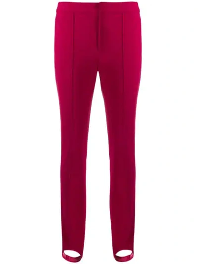 Moncler Stirrup Detail Leggings In Pink