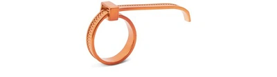 Ambush Zip Tie" Ring In Brown