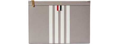Thom Browne Small Tablet Cover In Med Grey
