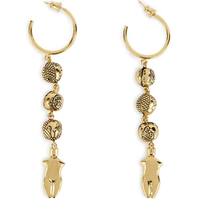 Chloé Emoji Earrings In Gold