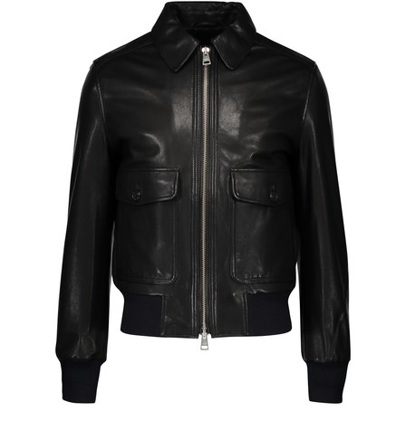 Ami Alexandre Mattiussi Zipped Jacket In Noir | ModeSens