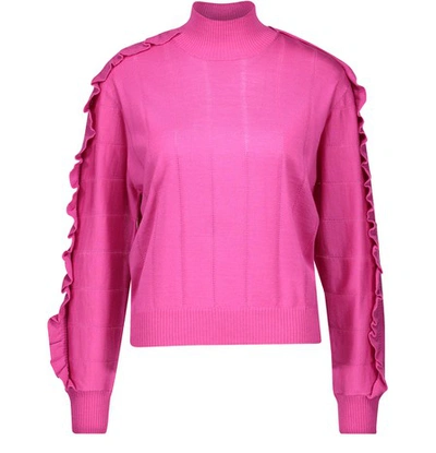 Kenzo Turtleneck Jumper In Pink