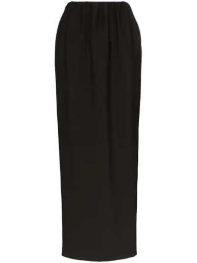 Totême Oderzo Split Detail Skirt In Black