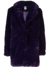 Apparis Sophie Mid-length Coat In Purple