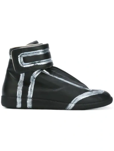 Maison Margiela Black & Silver Future High-top Sneakers