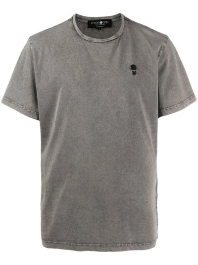 Hydrogen Branded T-shirt In Grey