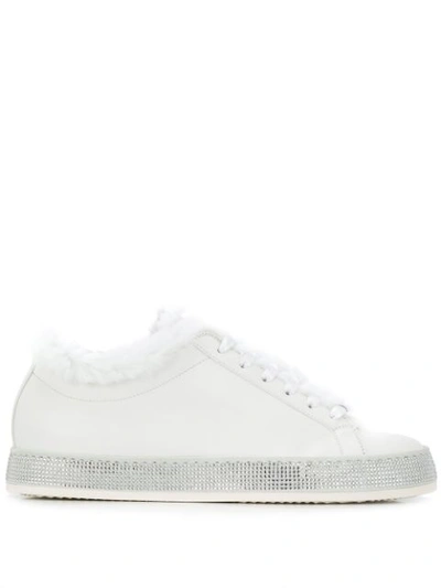 Le Silla Andrea Low Top Sneakers In White