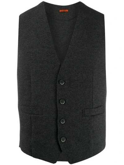 Barena Venezia Buttoned Waistcoat In Grey
