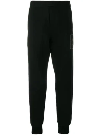 Roberto Cavalli Chimera Crest Track Trousers In Black
