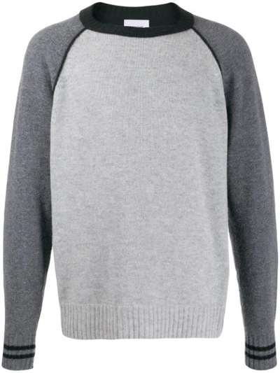 Dondup Crew Neck Jumper In Grey