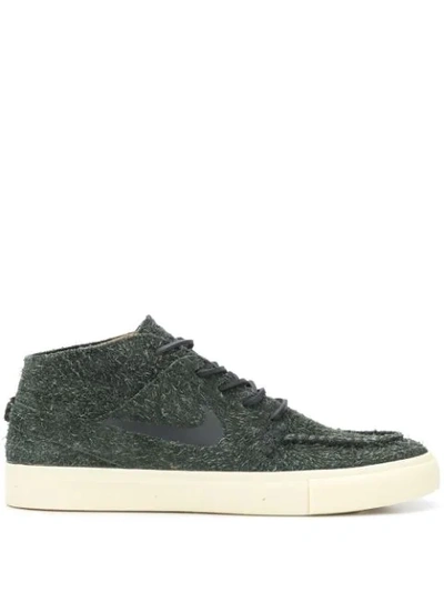 Nike Sb Zoom Stefan Janoski Mid Skate Shoes In Green