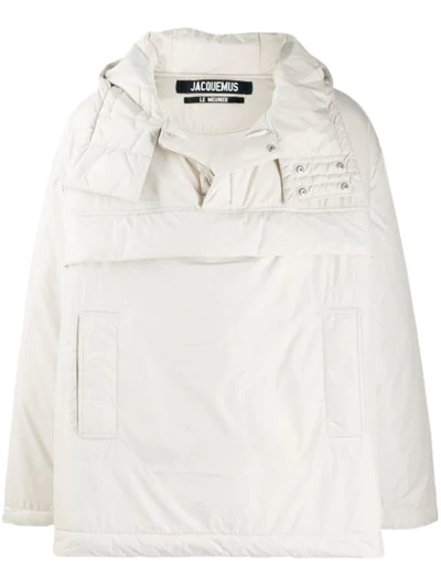 Jacquemus La Doudoune Puffy Pullover In Neutrals