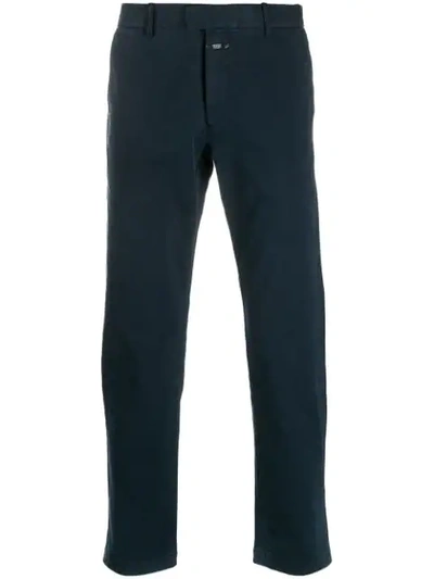 Closed Straight Leg Chino Trousers In Blue