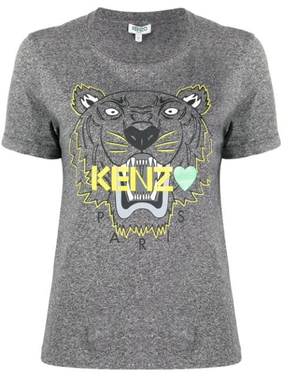 Kenzo Tiger T-shirt In Grey