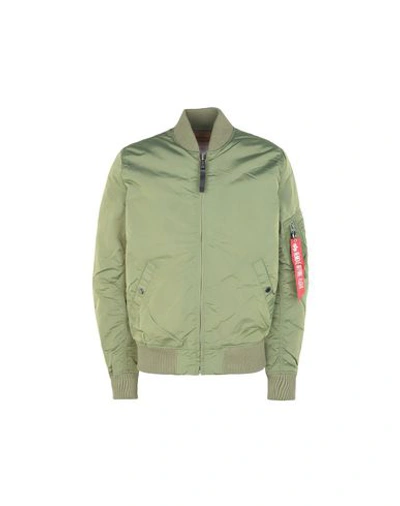 Alpha Industries Jackets In Green