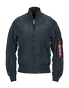 Alpha Industries Jackets In Dark Blue