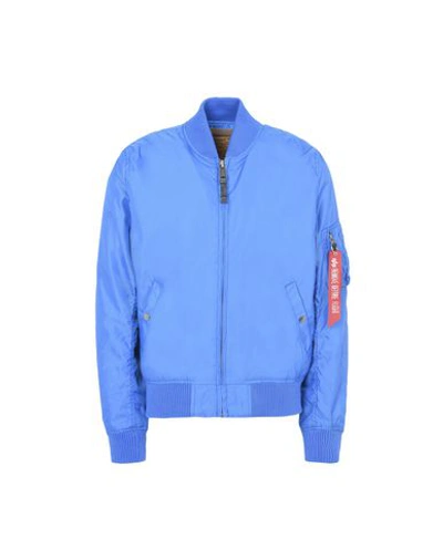 Alpha Industries Jackets In Azure