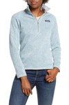 Patagonia Better Sweater Quarter Zip Performance Jacket In Hawthorne Blue