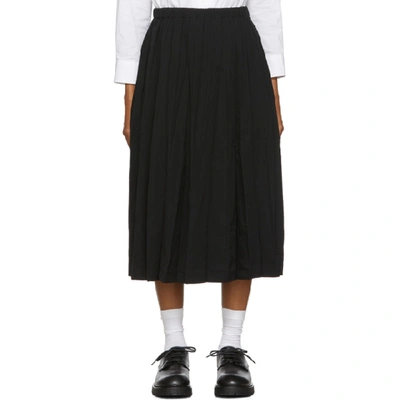 tricot Comme des Garçons pleats skirt