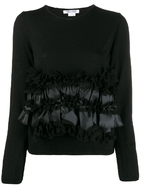 comme des garcons crewneck sweater