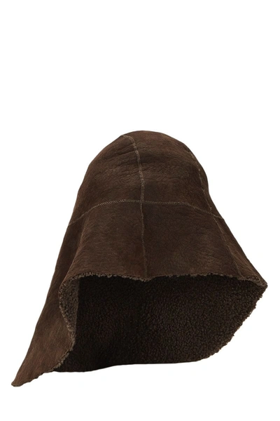 Pre-owned Louis Vuitton Brown Shearling Hat