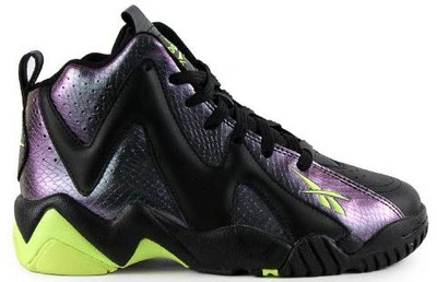 Pre-owned Reebok  Kamikaze Ii Nocturnal In Nocturnal/black/neon Yellow-white