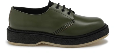 Adieu X Etudes Type 130 Derby Shoes In Military Green