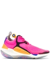 Nike Perforated Detail Sneakers In Pink