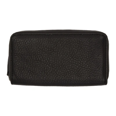 Ann Demeulemeester Black Andras Continental Wallet In Andra Blk