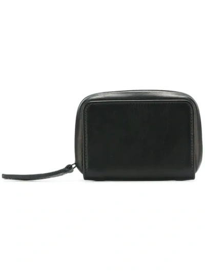 Ann Demeulemeester Zipped Wallet In Black