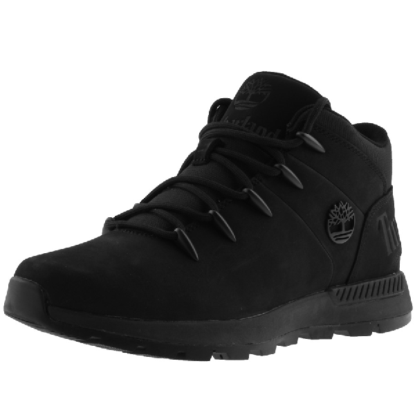 sprint trekker mid boot for men in black