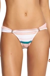 Vix Bia Chimera Full Bikini Bottom In White Multi