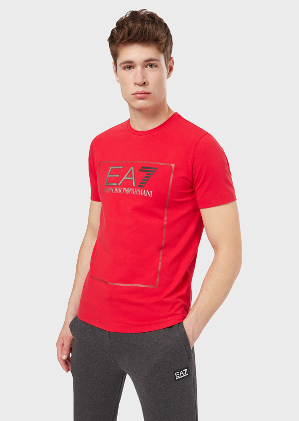 Emporio Armani T-shirts - Item 12377209 In Red | ModeSens
