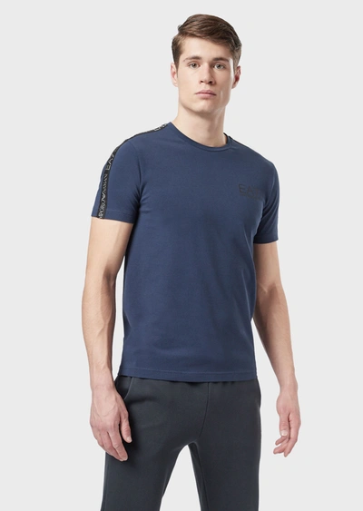 Emporio Armani T-shirts - Item 12377218 In Navy Blue