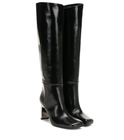 Alyx Leather Knee-high Boots In Black