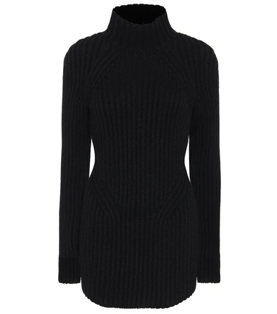 Givenchy Wool And Cashmere Sweater Minidress In Black