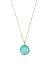 Ippolita Lollipop Medium Pendant Necklace In Clear Quartz And Turquoise