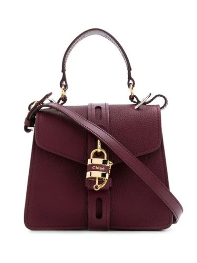 Chloé Small Aby Day Shoulder Bag In Red